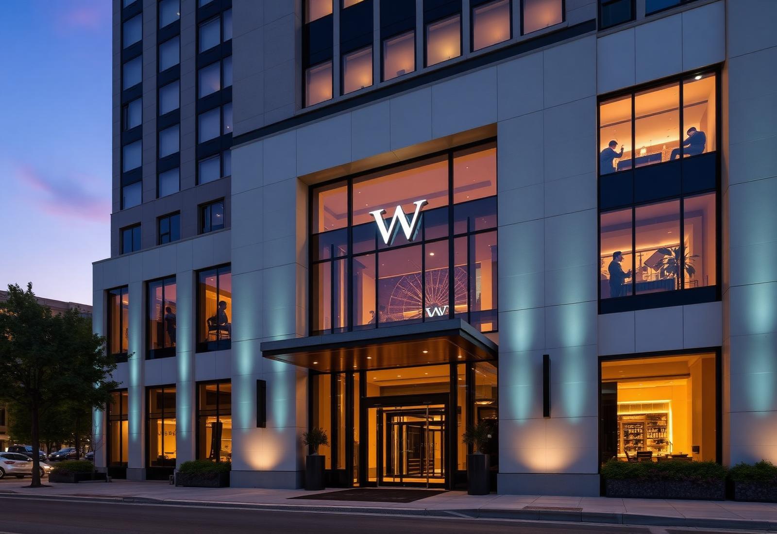W Dallas hotel exterior